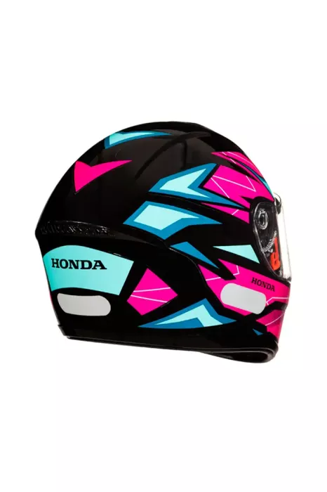 Capacete HFS 2 Preto/Magenta