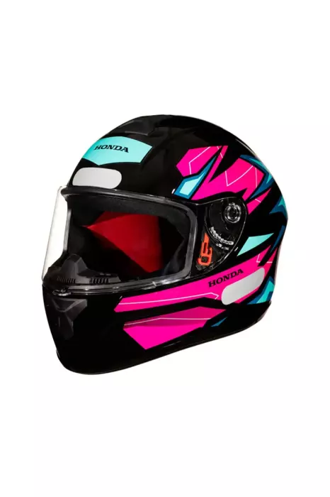 Capacete HFS 2 Preto/Magenta