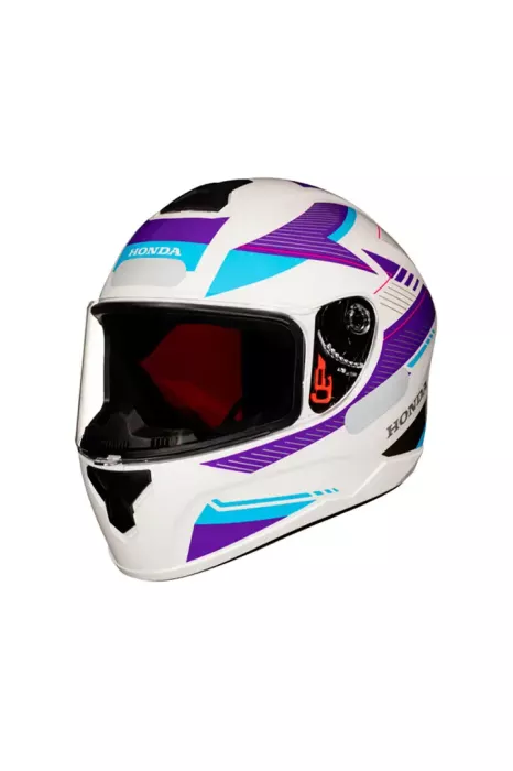 Capacete HFS 2 Branco/Roxo