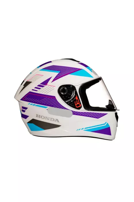 Capacete HFS 2 Branco/Roxo