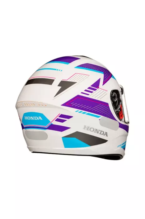 Capacete HFS 2 Branco/Roxo