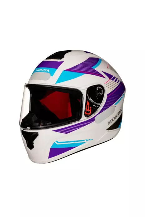 Capacete HFS 2 Branco/Roxo