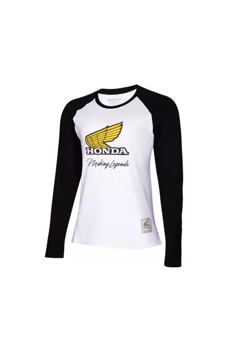 Camiseta Feminina Honda Vintage Legends Manga Longa