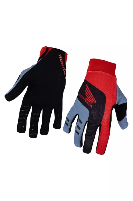 Luva Honda Off-Road Vermelho/Cinza/Preto