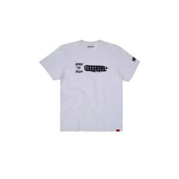 Camiseta Adventure Born to Ride Branca