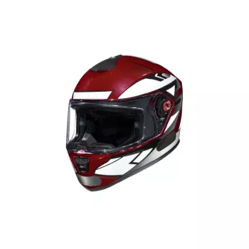 Capacete HF3 2 2025 Vermelho/Vinho