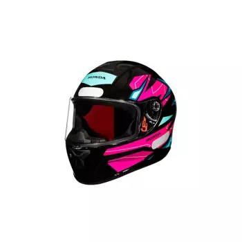 Capacete HFS 2 Preto/Magenta