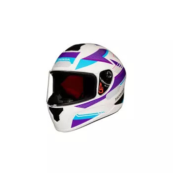 Capacete HFS 2 Branco/Roxo