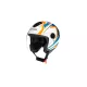Capacete HNJ 2025 Branco/Azul