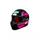 Capacete HFS 2 Preto/Magenta