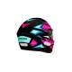 Capacete HFS 2 Preto/Magenta