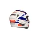 Capacete HFS 2 Branco/Vermelho