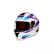 Capacete HFS 2 Branco/Roxo