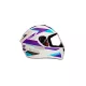 Capacete HFS 2 Branco/Roxo
