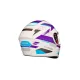 Capacete HFS 2 Branco/Roxo