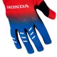 Luva Honda Off-Road Azul/Vermelho