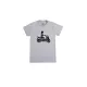 Camiseta feminina silhueta scooter - Cinza Mescla - Coleção Urban