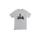 Camiseta silhueta scooter - Cinza Mescla - Coleção Urban