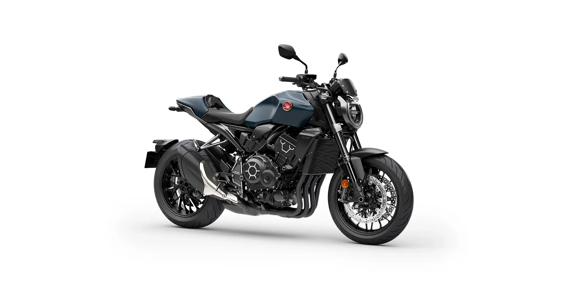 Moto Honda CB 1000R Azul Fosco Mat Jeans Blue Metallic Lateral Esquerda