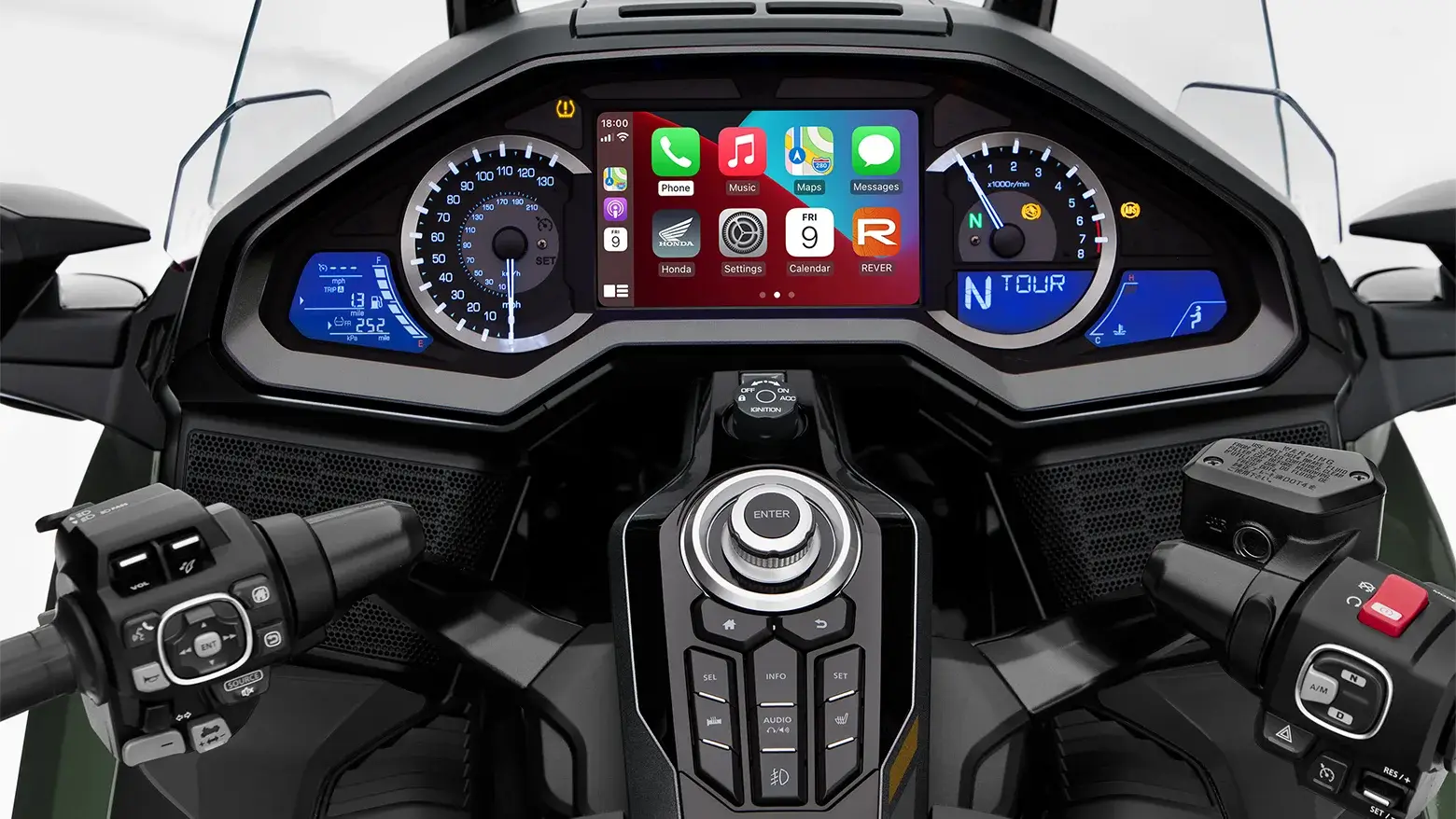 Honda Gold Wing - Painel TFT 