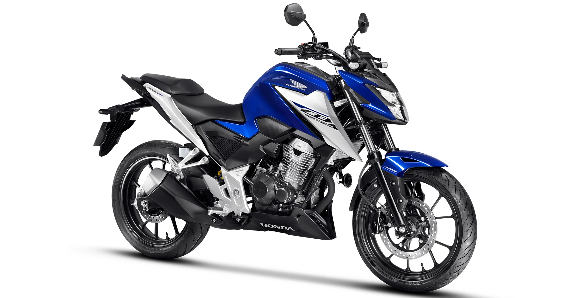 Honda CB 300F Twister ABS Lateral Dianteira Direita Azul