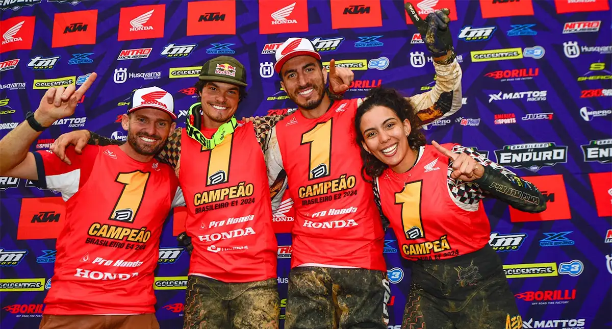 Brasileiro de Enduro 2024 Honda Campeã