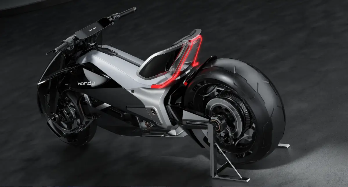 Moto Honda Outlier Concept vista pela lateral 