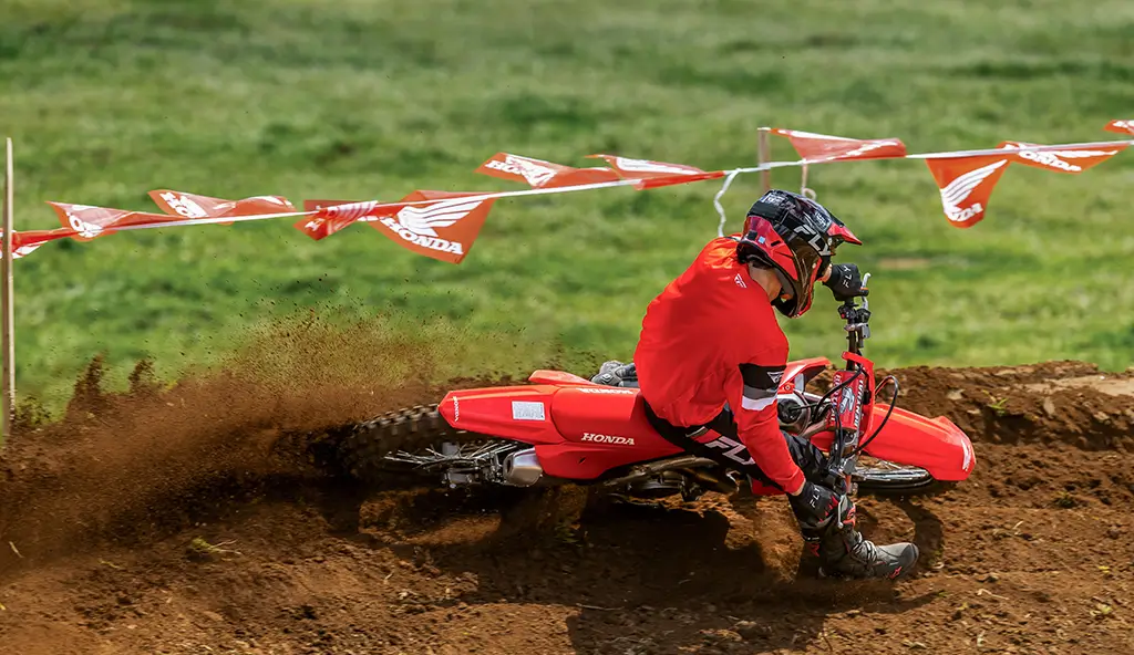 Diferencial tecnologia da CRF 450  – Grand Prix Red