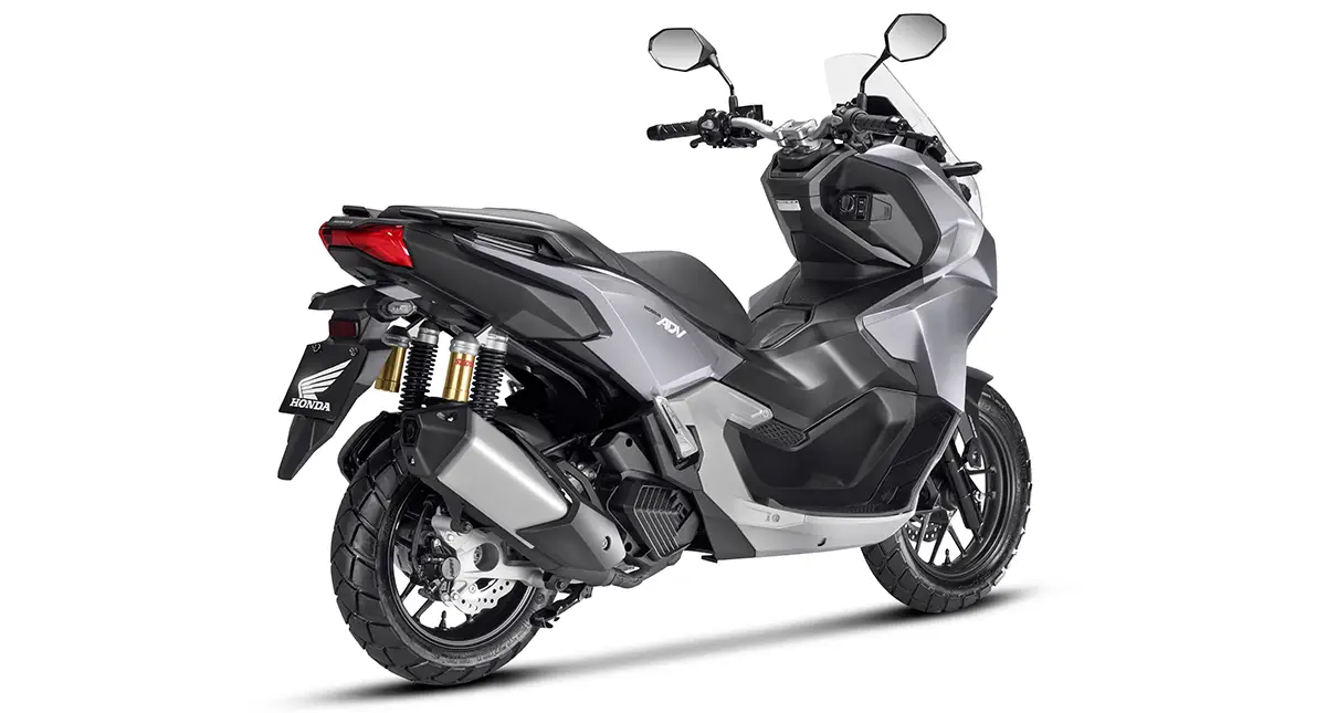 Nova Motocicleta Honda ADV 160 prata 