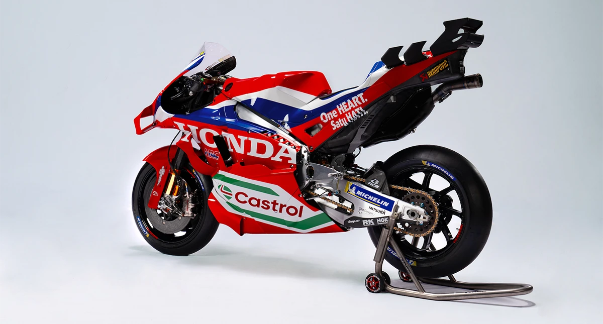 Honda RC 213V - Vista Traseira da HRC Castrol 2025