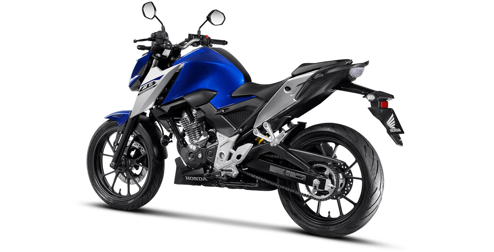 Honda CB 300F Twister ABS Lateral Traseira Esquerda Azul