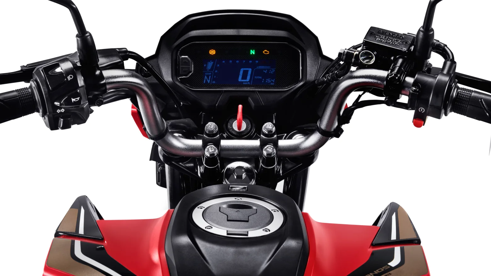 Painel digital da Moto Honda CG 50 anos