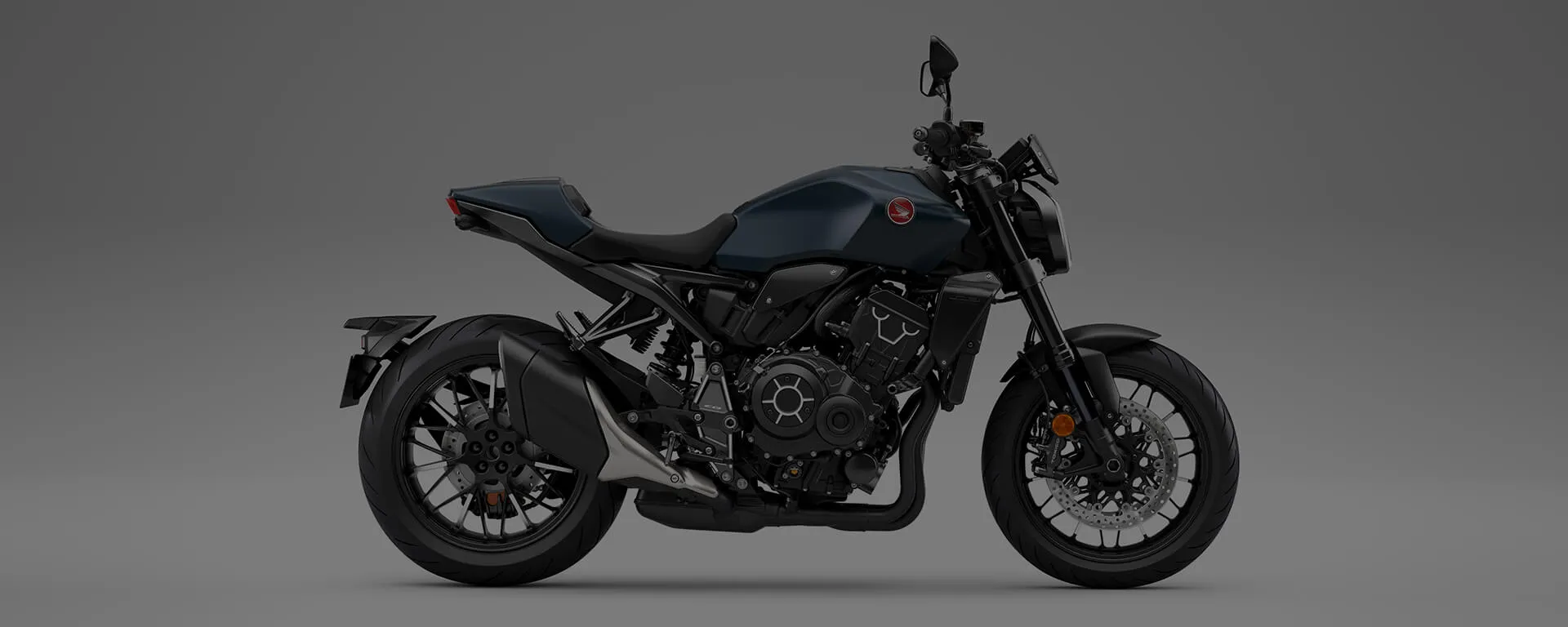 Modo de Pilotagem Sport da Moto Honda CB-1000R Azul Fosco Mat Jeans Blue Metallic