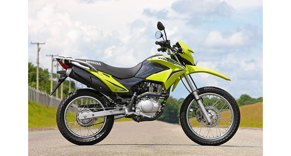 Moto Honda NXR Bros 150 2013 Verde Limão