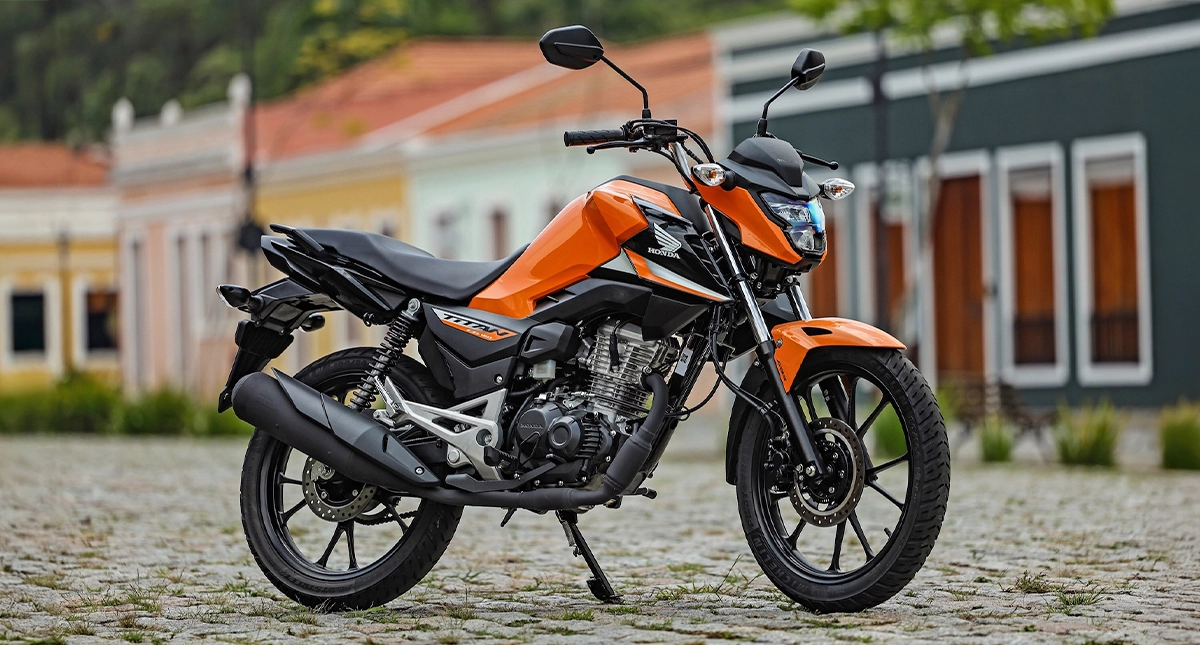 Nova Motocicleta Honda CG 160 2025 Laranja