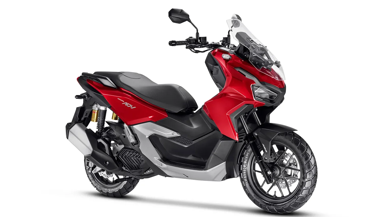 Moto Honda ADV Vermelho frontal lateral