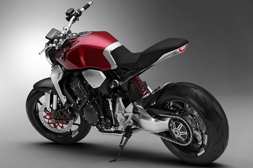 Moto Honda CB 1000R Vinho Traseira