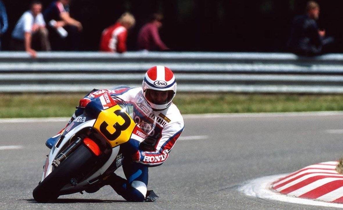 Piloto Freddie Spencer Jovem na Pista