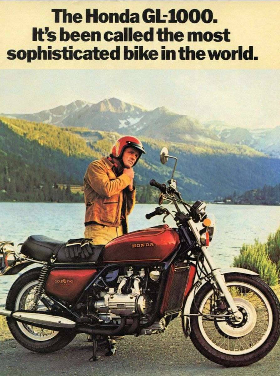 Encarte da Moto Honda GL1000 Gold Wing 1970