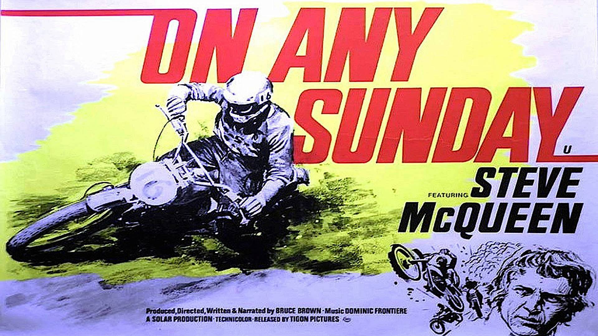 Encarte Piloto de Motocross Steve Maqueen