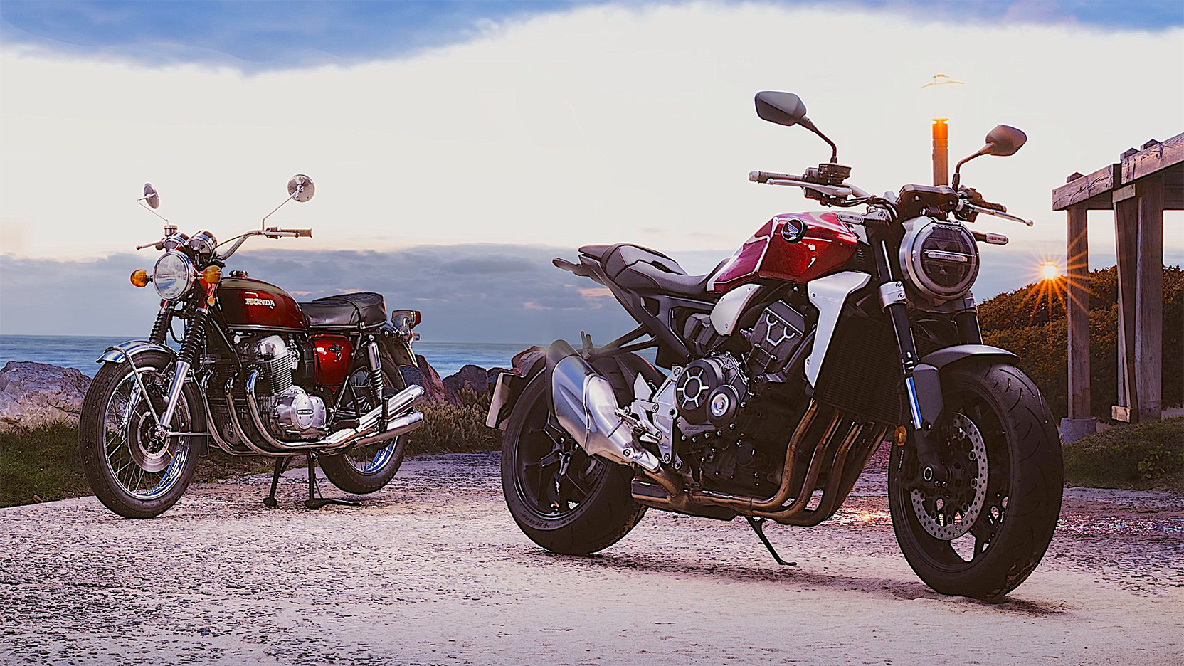 Moto Honda CB 750F e moto Honda CB 1000R Neo Sports Café