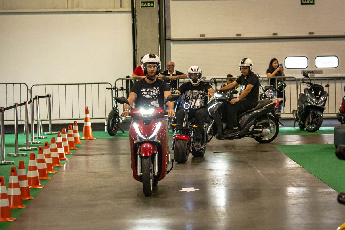 Teste Drive da Honda no Salão de Motos