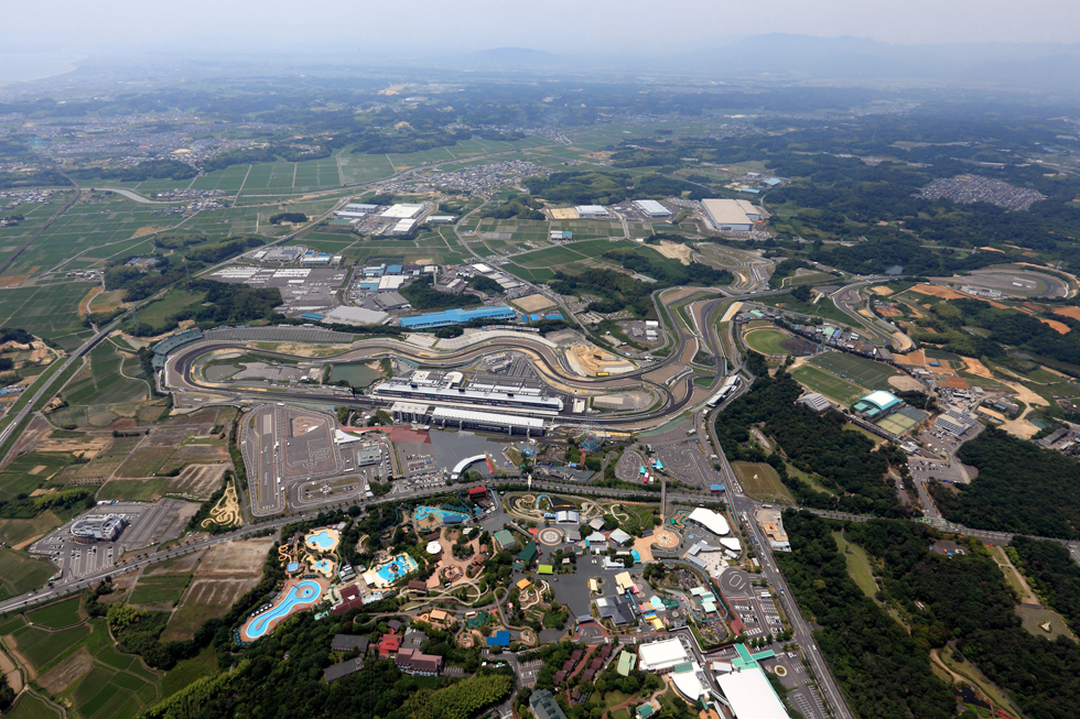 Imagem Aérea da Pista da Honda em Suzuka Japão