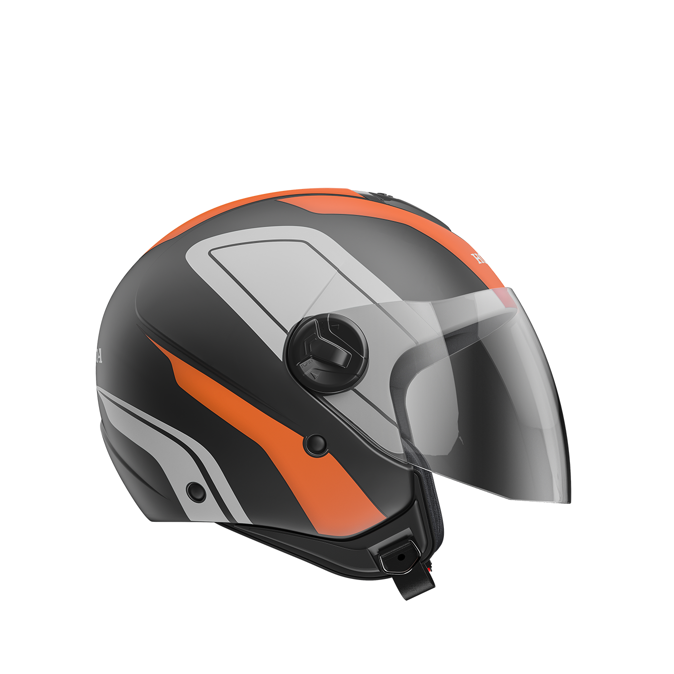 Capacete Honda HNJ Linha Dreamer Laranja e Preto