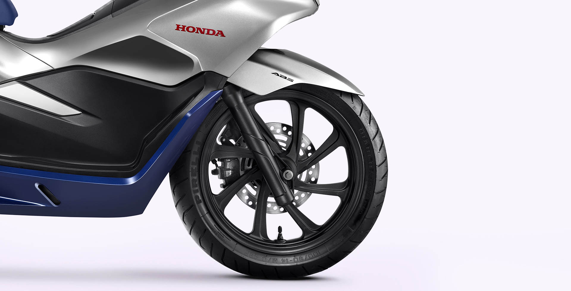 Moto Honda Pcx Cinza Pneu Traseira