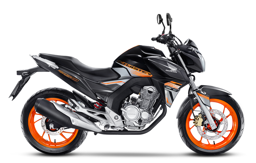 Honda CB 250F Twister 2021 1 - Moto Honda Motopel Preta main - Moto Honda Motopel