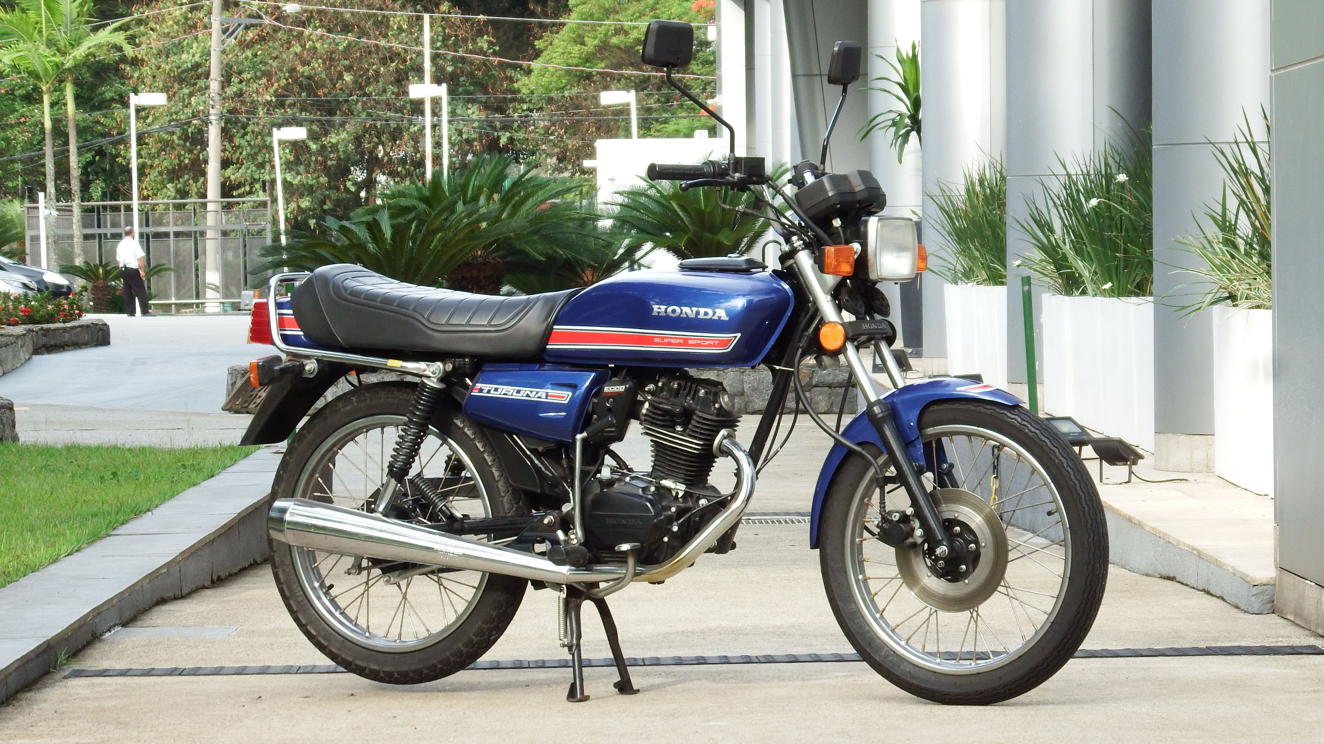 Moto Honda Turuna 125 Azul