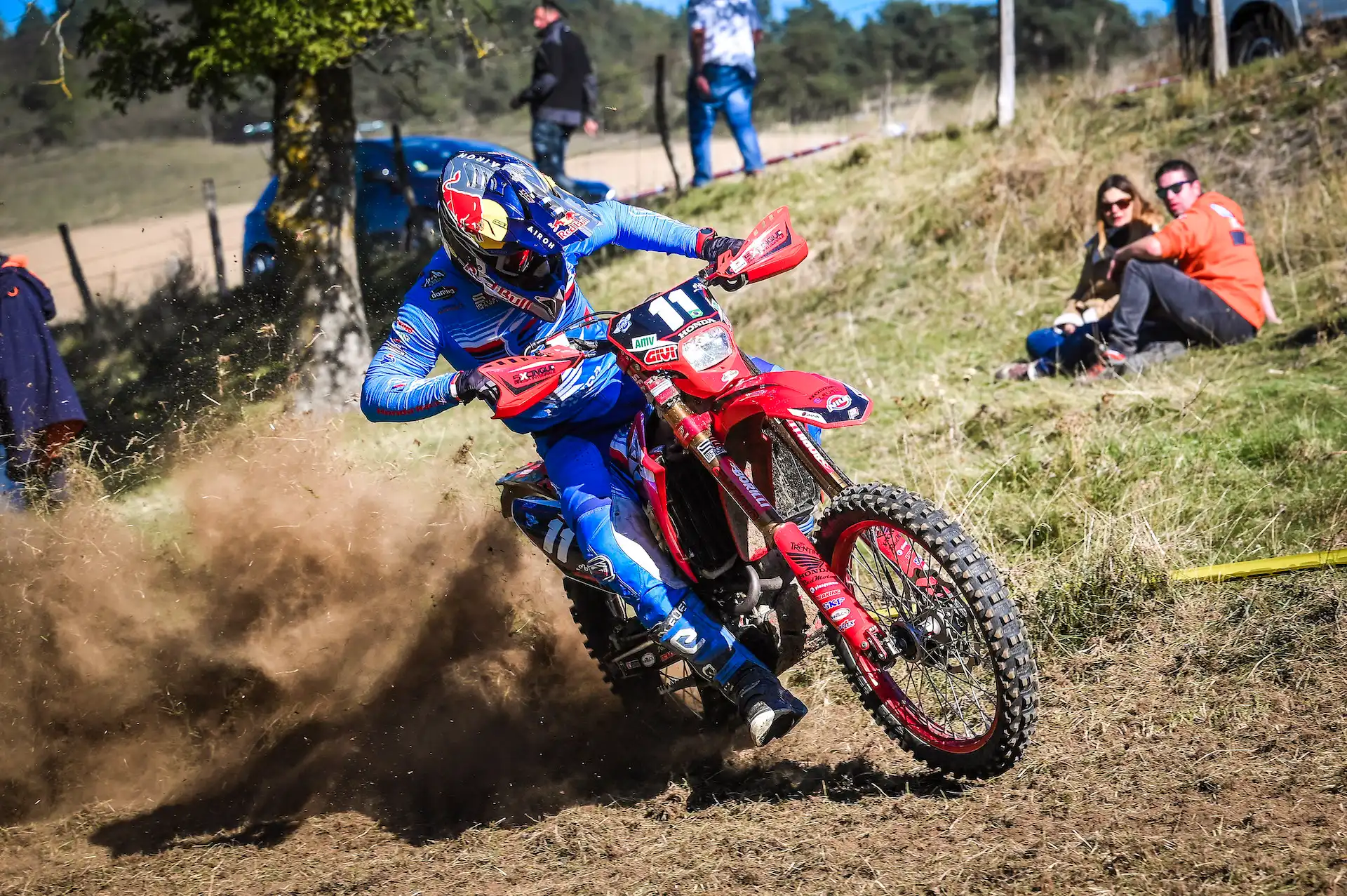 Crivilin com a Honda CRF 250RX no Mundial de Enduro