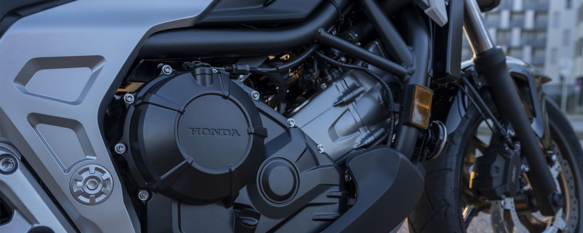 Detalhe Motor da Moto Honda NC 750X