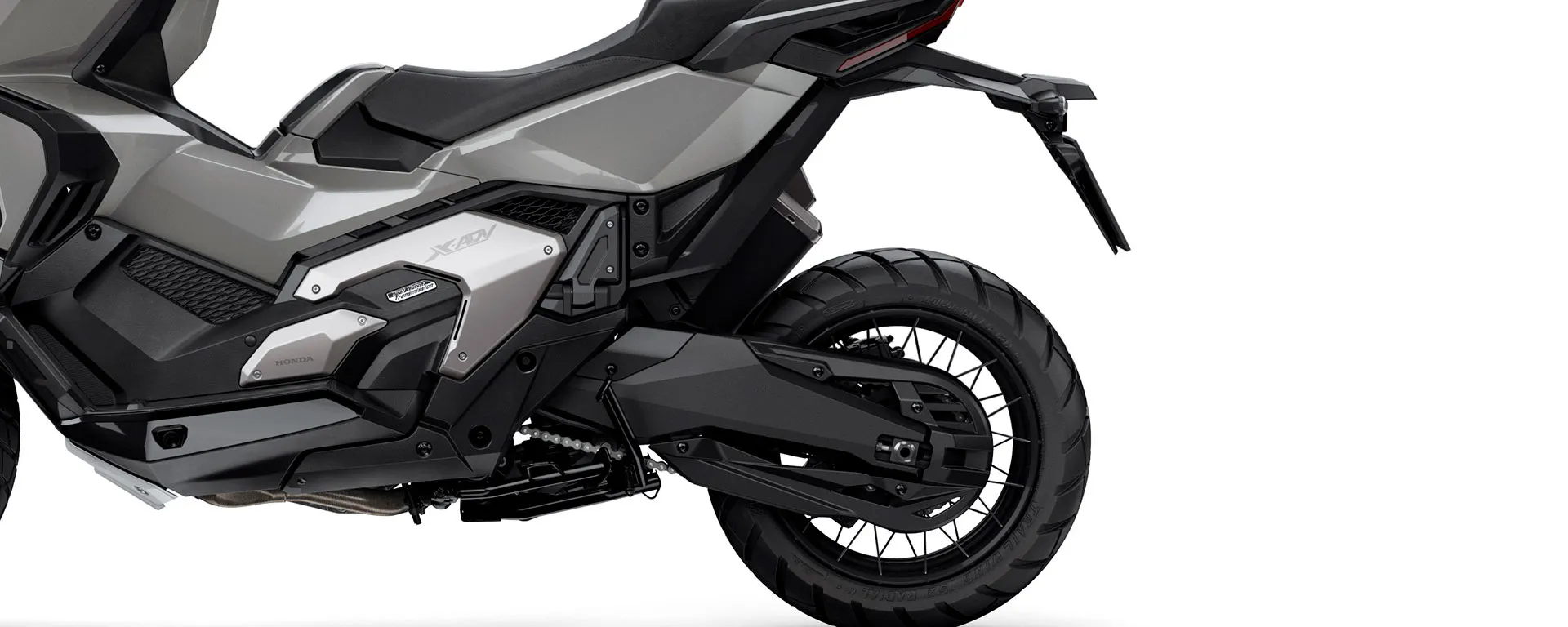 Suspensão traseira da Moto Honda X-ADV Cinza Fosco